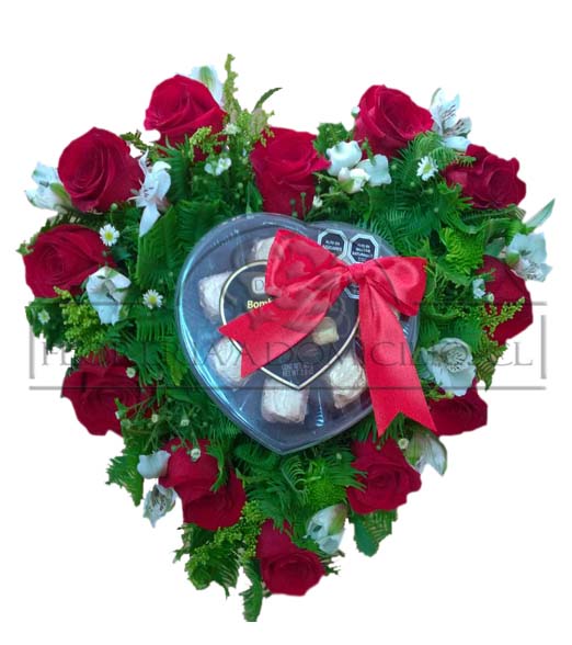 Coraz�n de Rosas y Bombones